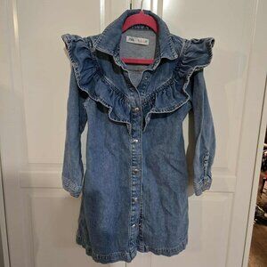 Zara jeans dress, 7 years or 122cm